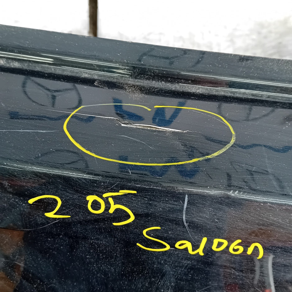 MERCEDES C-CLASS W205 SLN REAR BUMPER 2014 BLACK A2058555738 FMX45