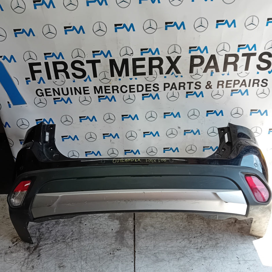 MITSUBISHI OUTLANDER MK3 REAR BUMPER BLACK 2013 COMPLETE FMX106