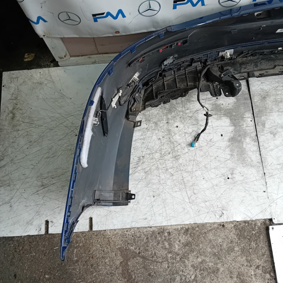MERCEDES BENZ C-CLASS W205 COUPE REAR BUMPER 2015 BLUE FMX56