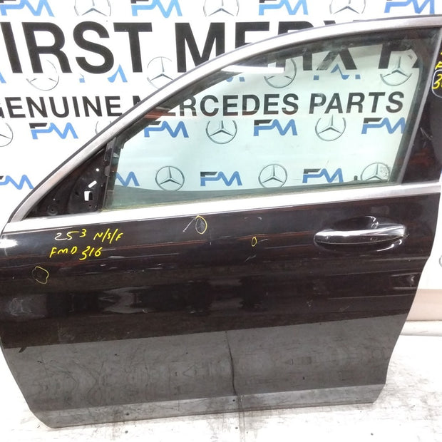 MERCEDES BENZ GLC X253 PASSENGER FRONT DOOR NSF BLACK 2016 ON COMPLETE FMD316