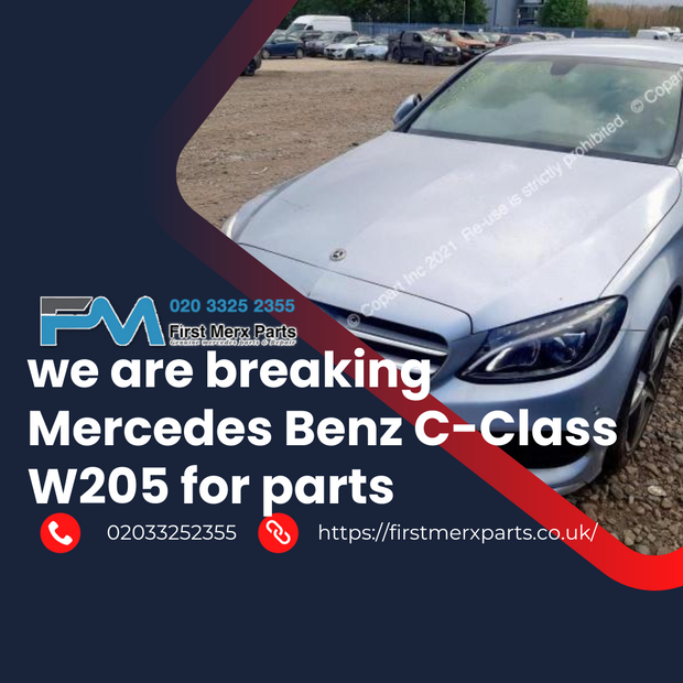 MERCEDES BENZ C-CLASS W205 - BREAKING / FRONT & REAR BUMPER  AND WINGS