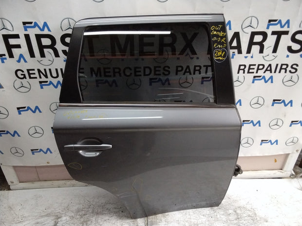 MITSUBISHI OUTLANDER MK3 DRIVER REAR DOOR OSR GREY 2013 COMPLETE FMD331