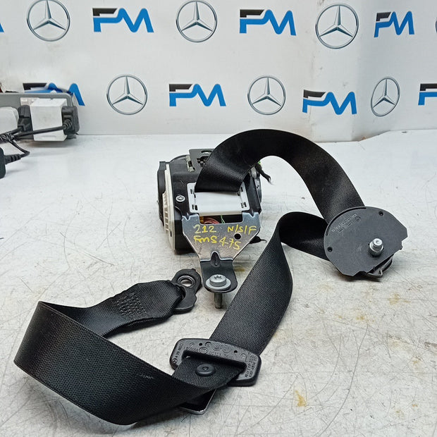MERCEDES E-CLASS W212 SEAT BELT FRONT LEFT PASSENGER SIDE NSF A2128600786 FMS475