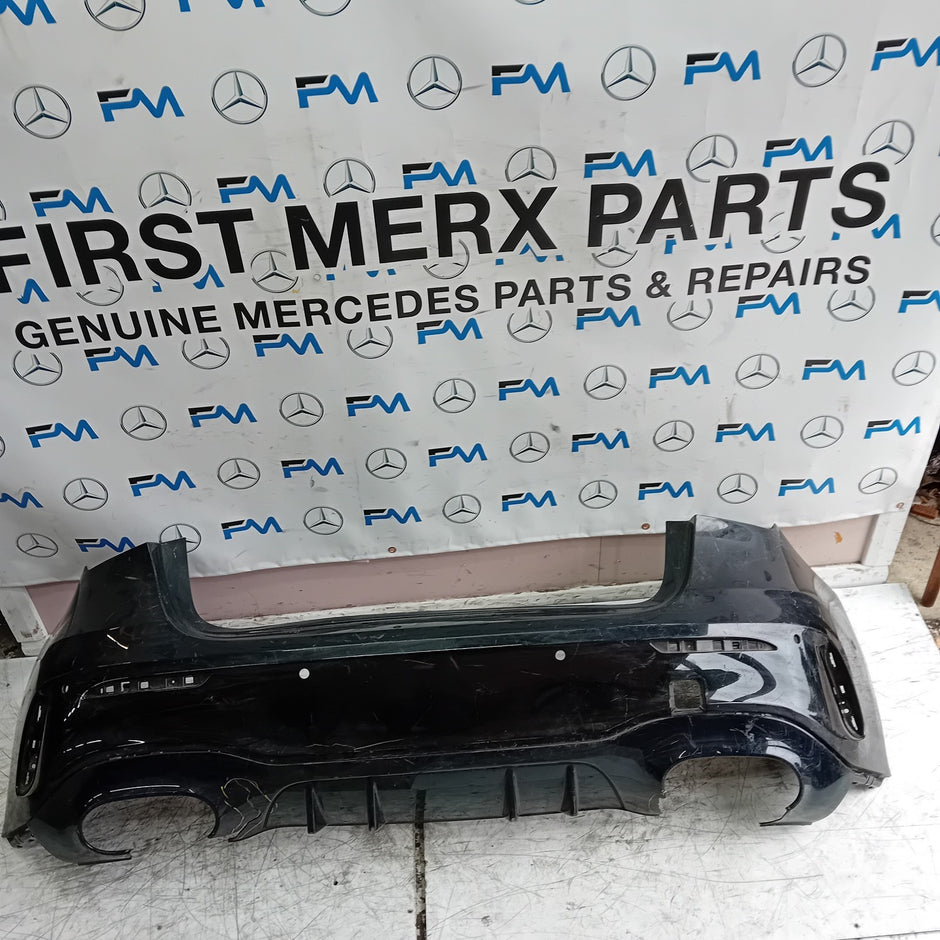 MERCEDES BENZ  A-CLASS W177 REAR BUMPER 2018 A1778808101 BLACK FMX26