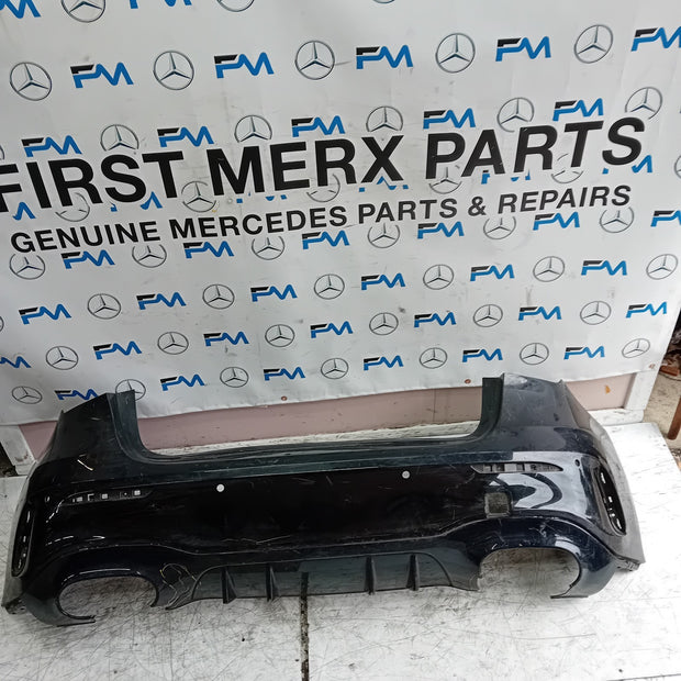 MERCEDES BENZ  A-CLASS W177 REAR BUMPER 2018 A1778808101 BLACK FMX26