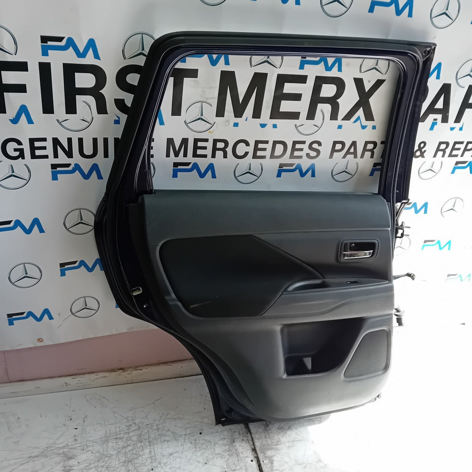 MITSUBISHI OUTLANDER MK3 PASSENGER REAR DOOR NSR BLUE 20123 COMPLETE FMD225