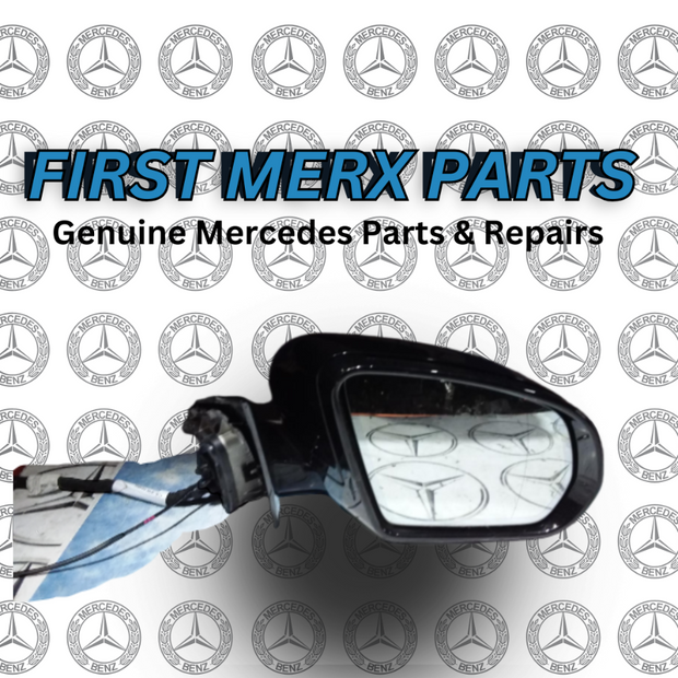 MERCEDES E CLASS W213 MIRROR PASSENGER SIDE A2138102500 16-20  BLUE