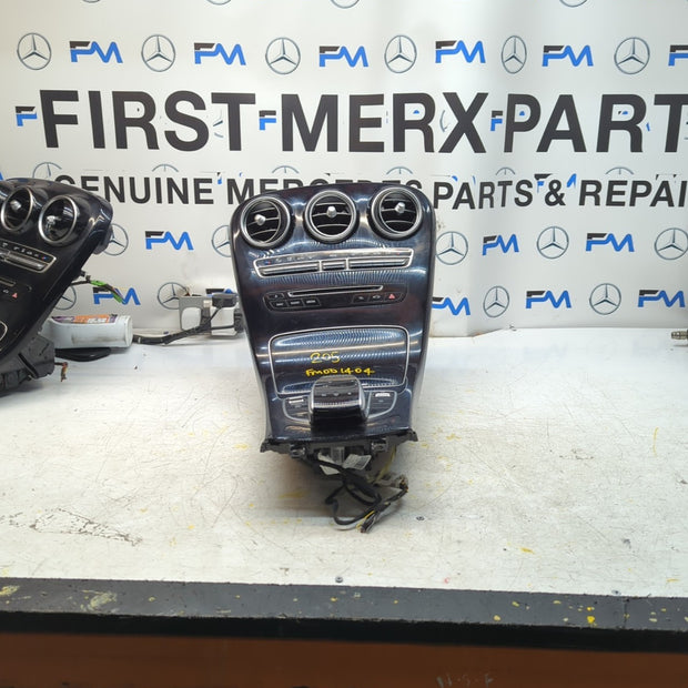  MERCEDES E-CLASS W205 CENTRE CONSOLE + 3 AIR VENT A2054402032 FM001404