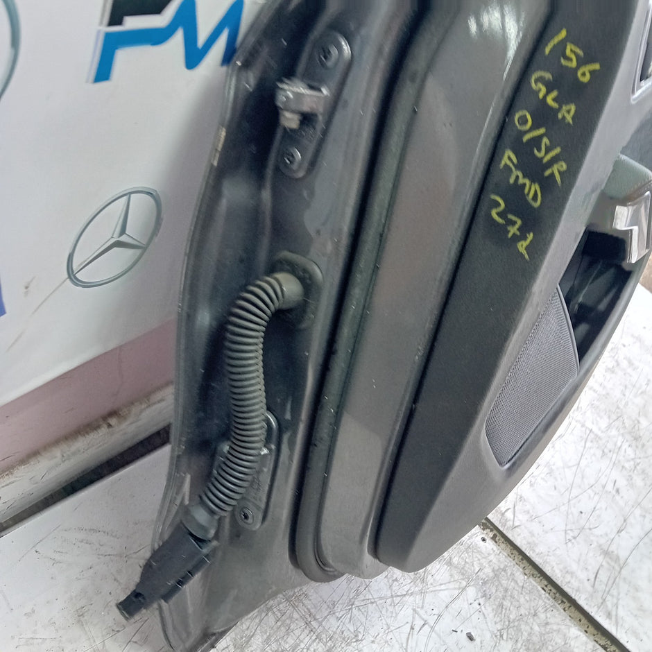 MERCEDES BENZ GLA X156 DRIVER REAR DOOR OSR 2014-19 GREY COMPLETE FMD271