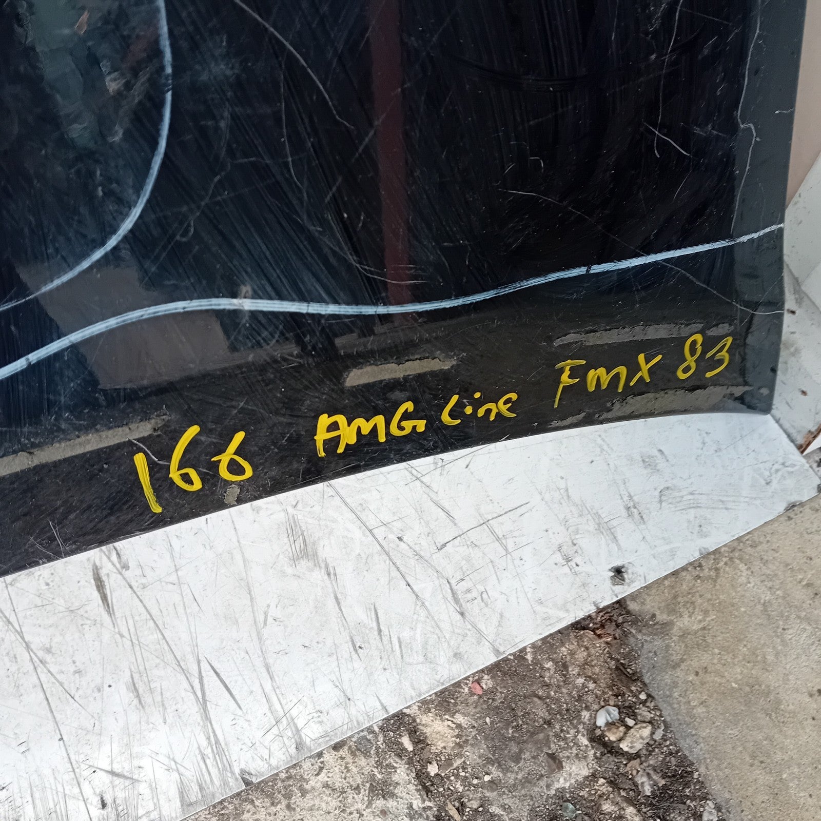 MERCEDES BENZ  GLE W166 SALOON REAR BUMPER BLACK 2016 A1668853024 FMX83