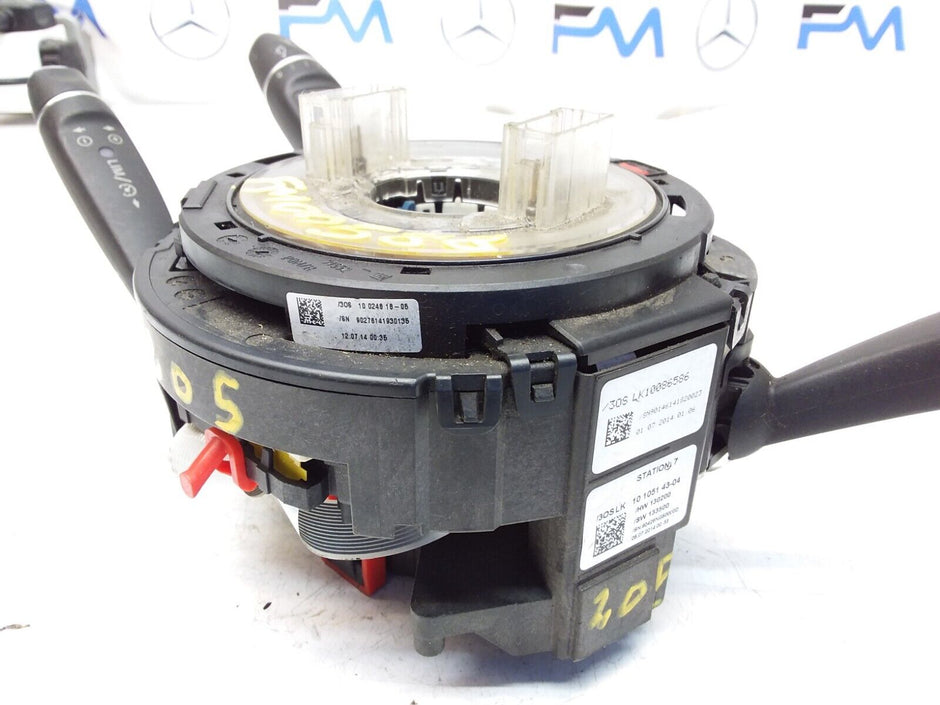 Mercedes C-CLASS W205 INDICATOR/WIPER GEAR SELECT + SQUIB  2014 FM00588 