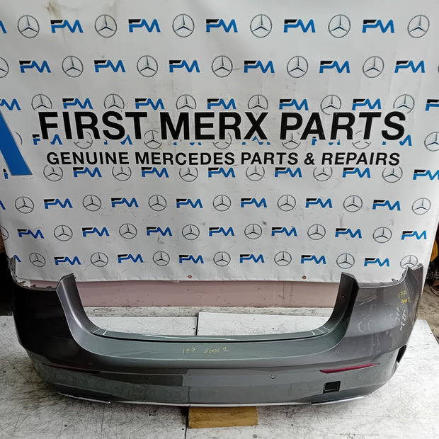 MERCEDES BENZ  A-CLASS W177 REAR BUMPER A1778804506 GREY 2018 COMPLETE FMX2