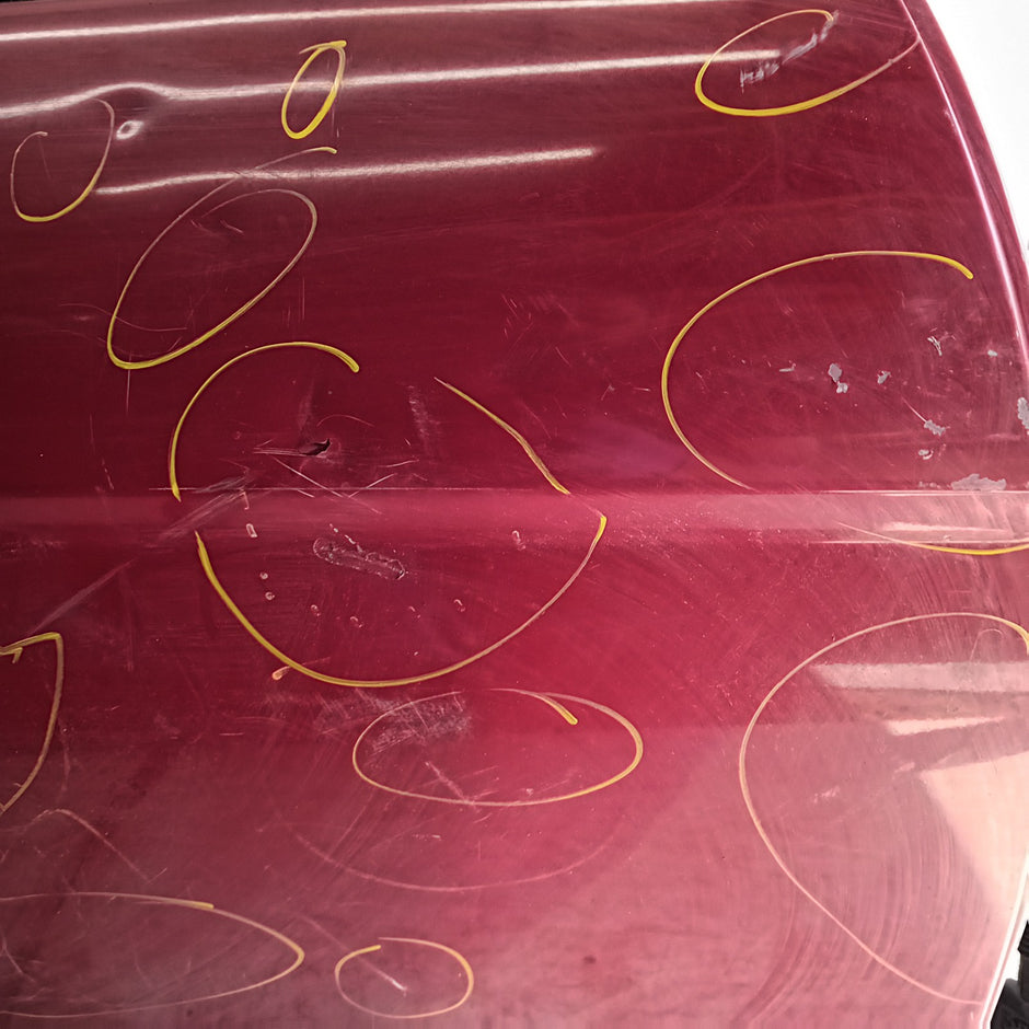 MERCEDES BENZ C-CLASS W204 EST DRIVER REAR DOOR OSR 2011 RED  FMD489
