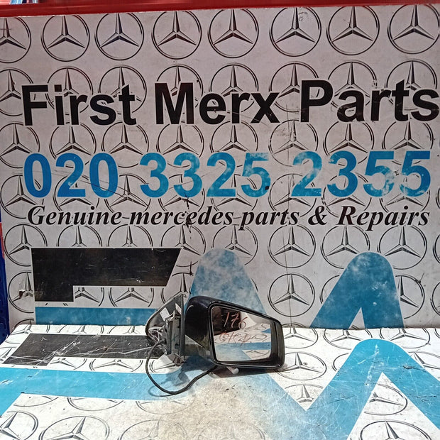 2013 MERCEDES A CLASS W176 PASSENGER SIDE WING MIRROR GRAY  A1768100216 NO GLASS