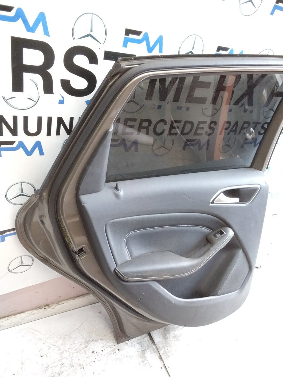 MERCEDES B-CLASS W246 DRIVER REAR DOOR OSR BROWN 2012-19 COMPLETE FMD324