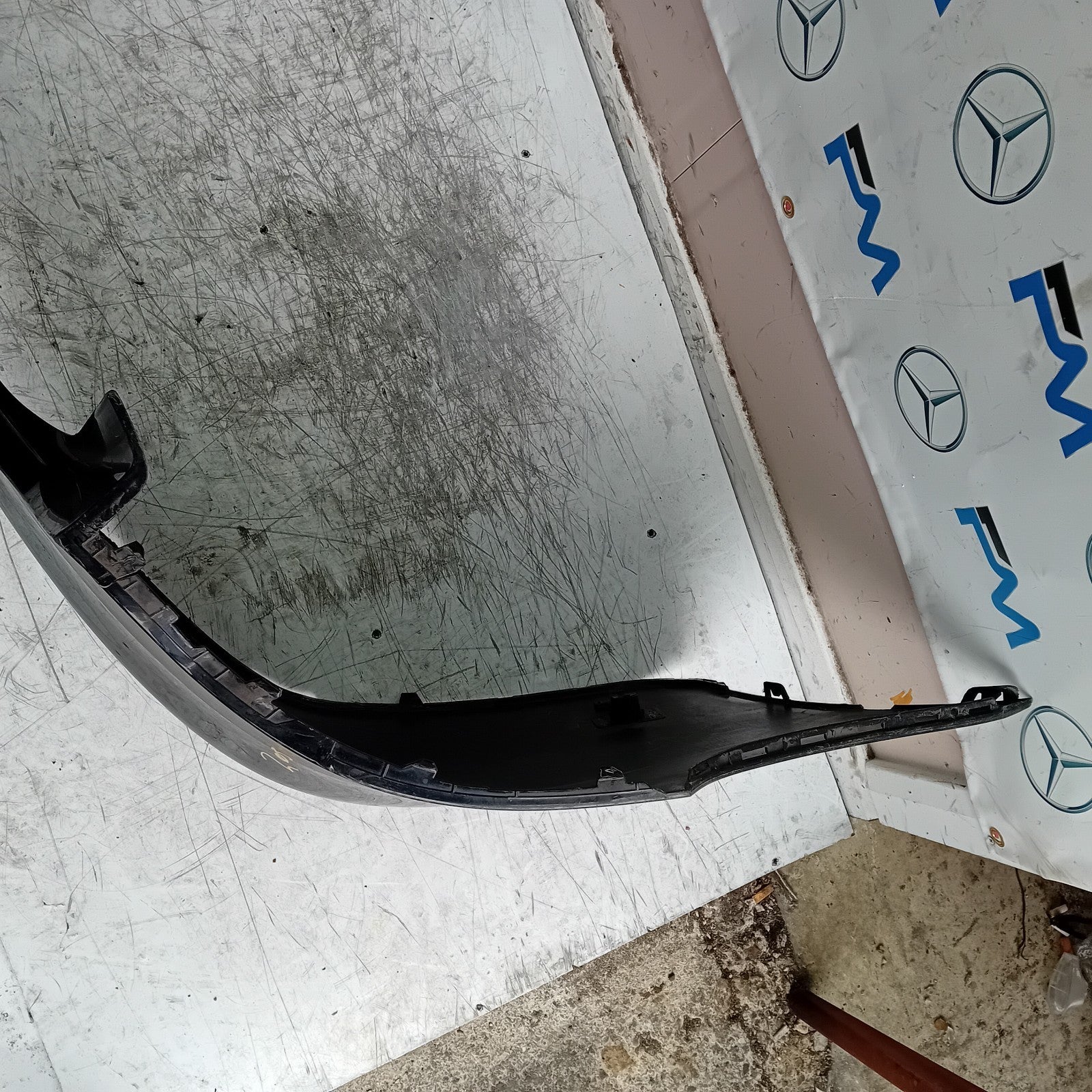 MERCEDES BENZ GLC W253 REAR BUMPER 2015 BLACK A2539852525 FMX50