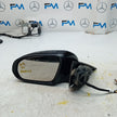 MERCEDES C-CLASS W205 PASSENGER  WING MIRROR NSF BLACK 2014 PL A2058101916 FMM64