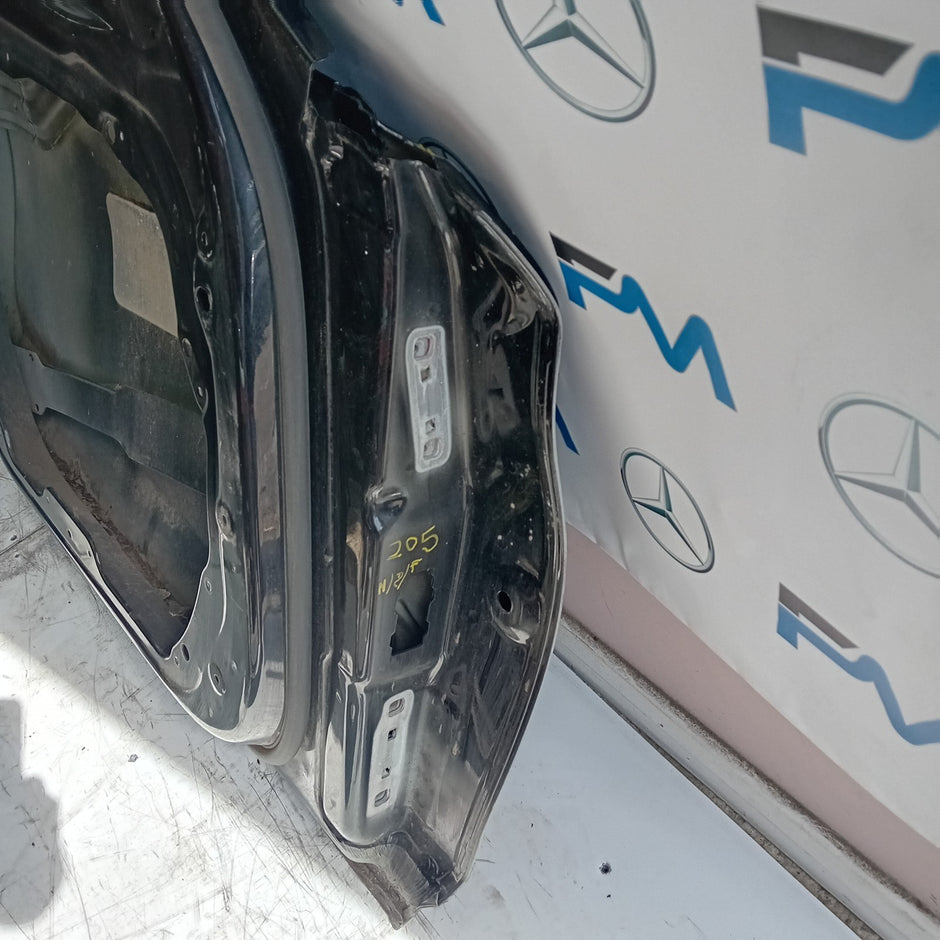 MERCEDES BENZ C-CLASS W205 PASSENGER SIDE FRONT DOOR N/S/F BLACK FMD117
