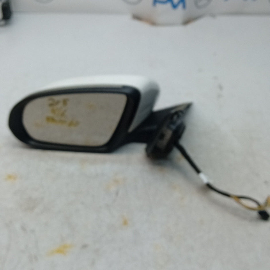 MERCEDES C-CLASS W205 PASSENGER WING MIRROR NS WHITE 2014 PL A2058101916 FMM60