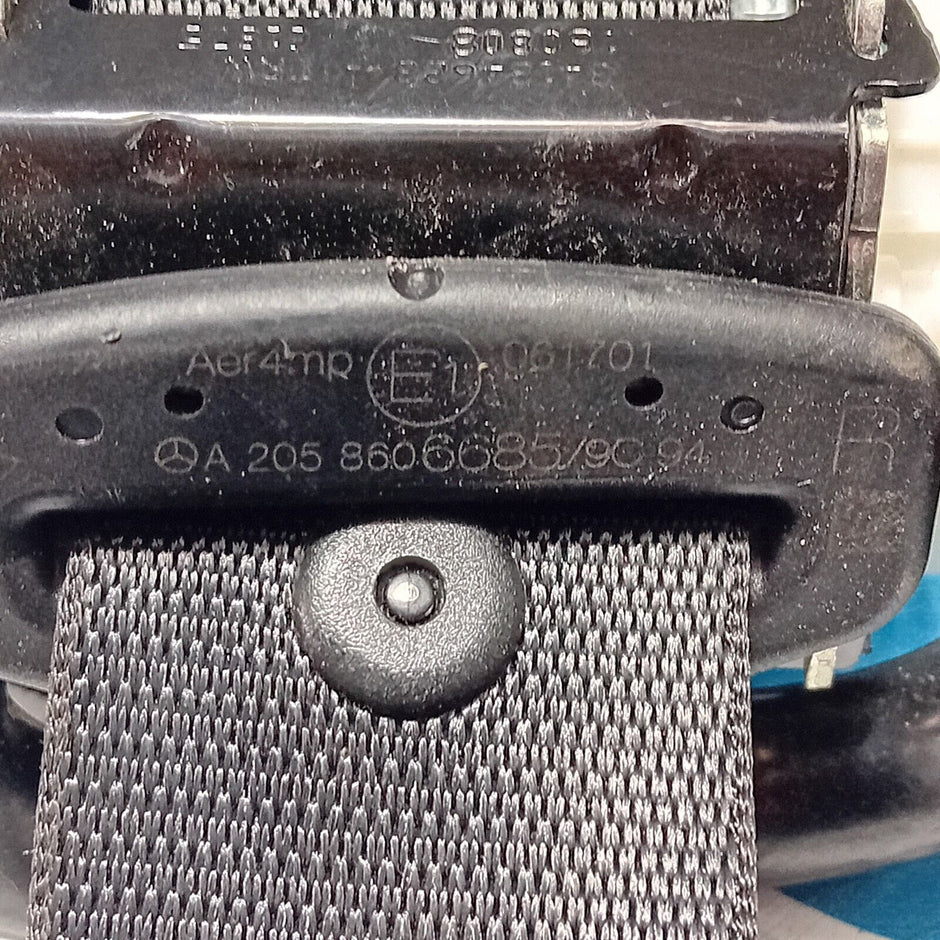 MERCEDES C CLASS W205 COUPE 2DR SEATBELT BLACK A2058606685 - REAR DRIVER SIDE