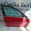 MERCEDES-BENZ C-CLASS W204 DRIVER SIDE FRONT DOOR O/S/F COMPLETE RED FMD50
