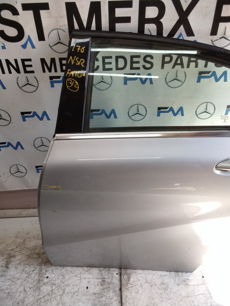 MERCEDES  A-CLASS W176 PASSENGER REAR DOOR NSR GREY 2012-2018 COMPLETE FMD312