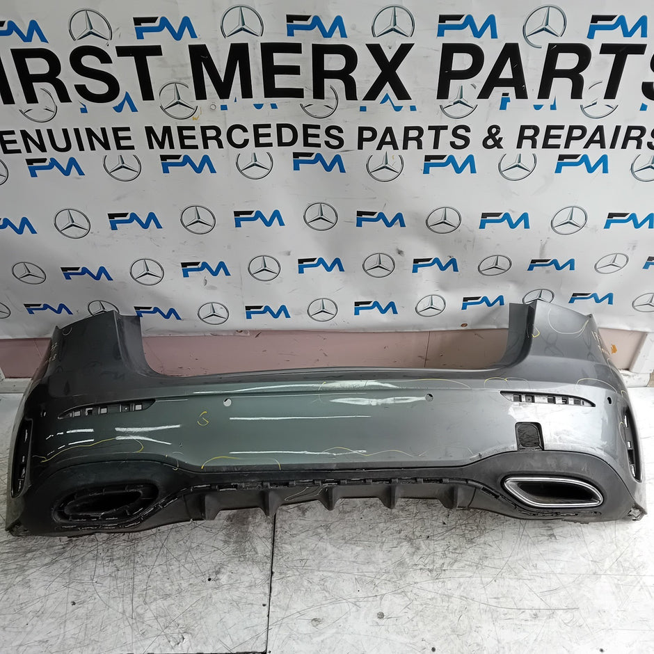MERCEDES BENZ  A-CLASS W177 REAR BUMPER A1778804801 2018 GREY FMX8