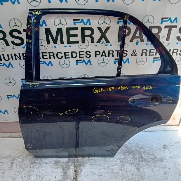 MERCEDES GLE/GLK W167 PASSENGER REAR DOOR NSR BLUE 2019 ON FMD468