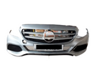 MERCEDES C CLASS W205 COMPLETE FRONT BUMPER 2014-2018 (SILVER)