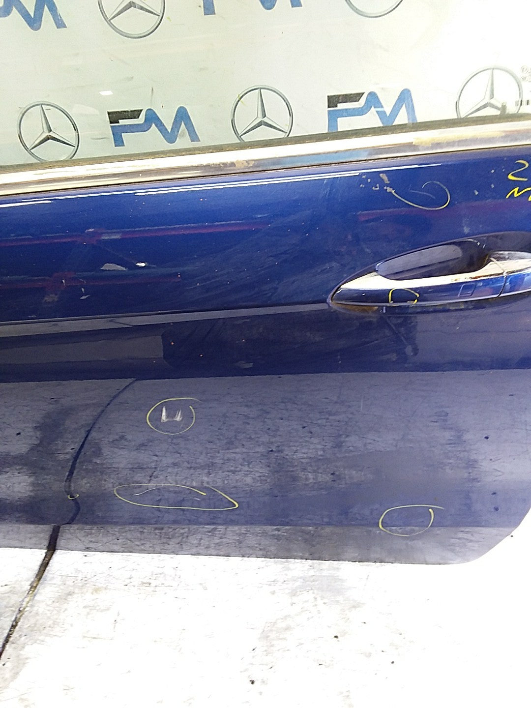 MERCEDES E-CLS C207 COUPE PASSENGER FRONT DOOR NSF 2009-16 COMPLETE FMD617