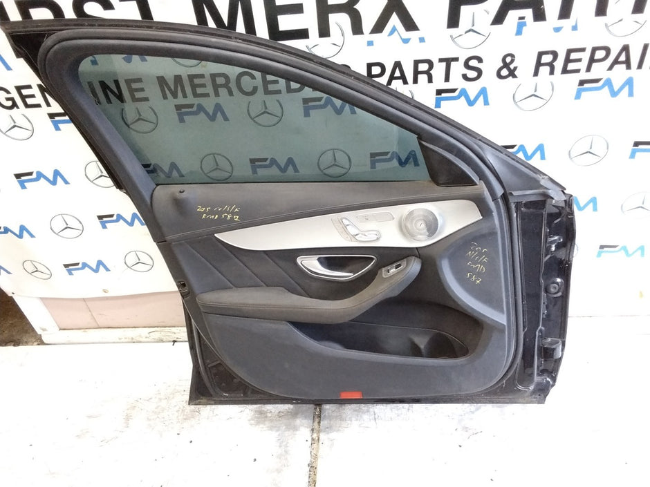 MERCEDES BENZ C-CLS W205 SLN PASSENGER FRONT DOOR NSF SILVER 2014-21  FMD587