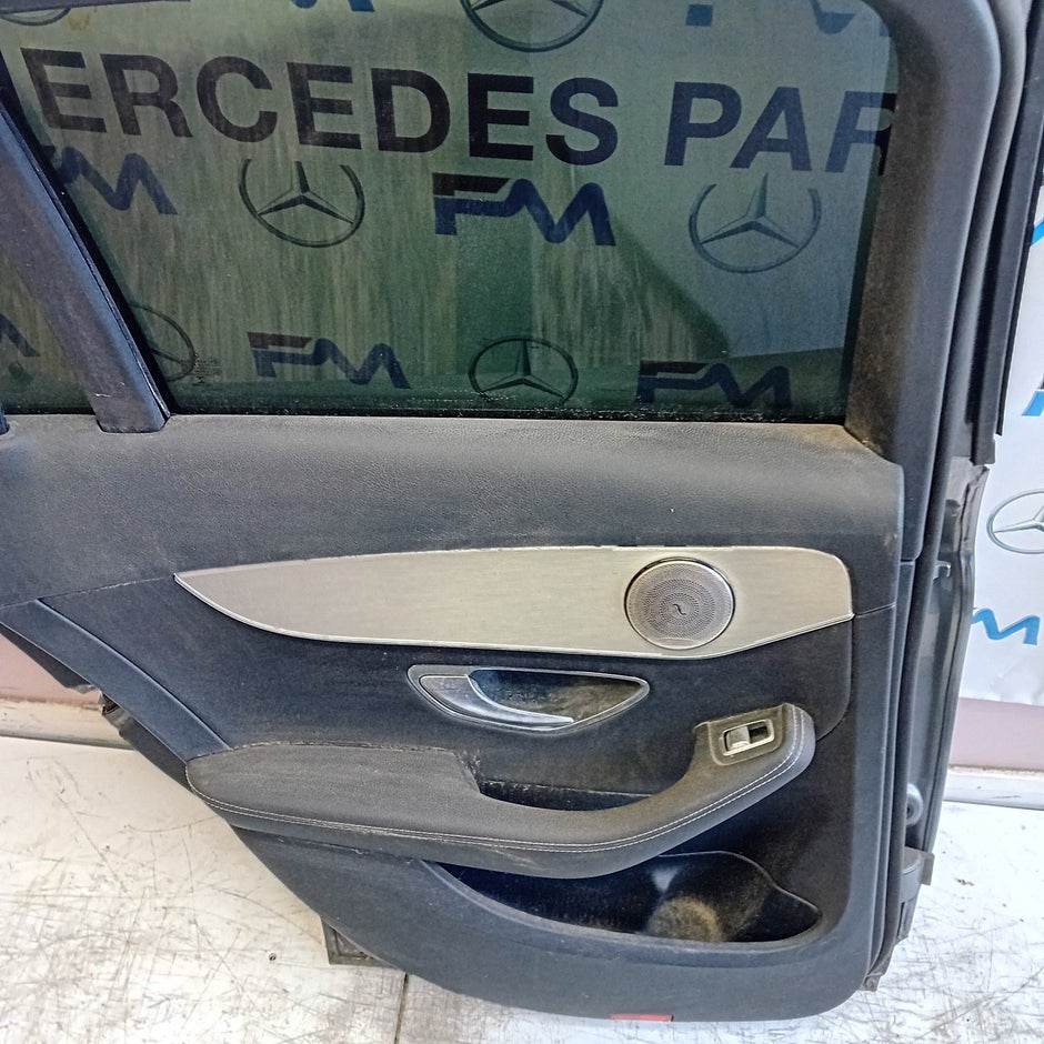 MERDEDES C-CLASS EST W205 PASSENGER REAR DOOR NSR GREY 2014 ON COMPLETE FMD185