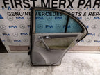 MERCEDES C-CLASS W203 DRIVER REAR DOOR OSR SILVER 2001-2004 COMPLETE FMD333