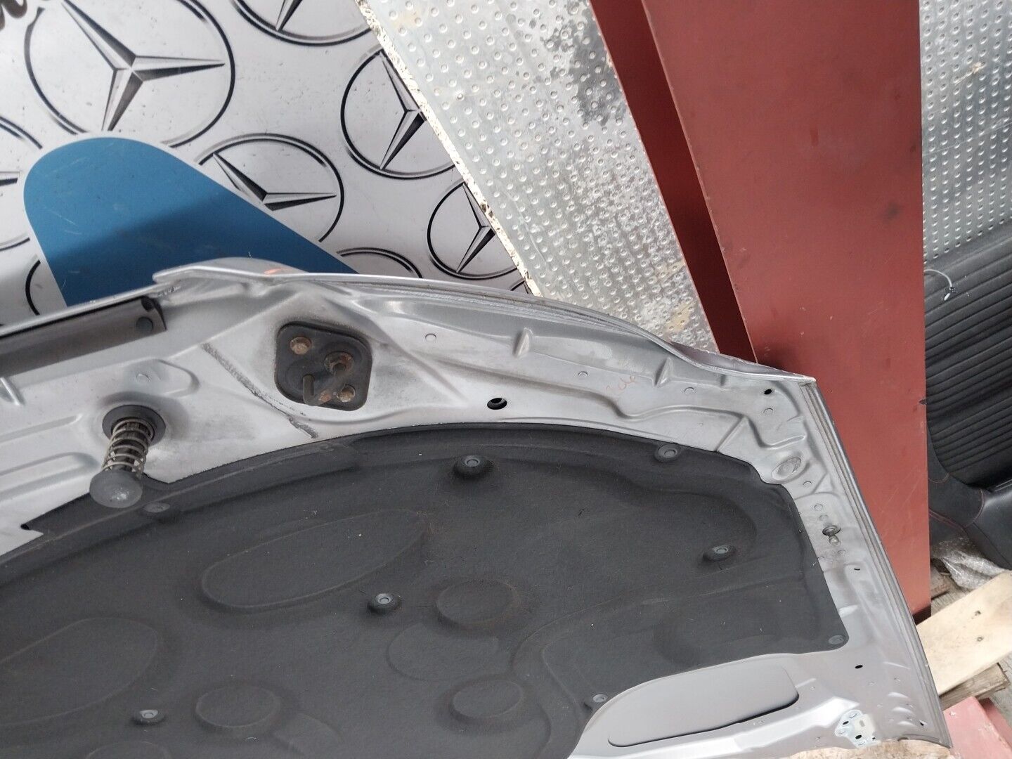 MERCEDES C CLASS W204 FACELIFT BONNET GREY 2011-2013