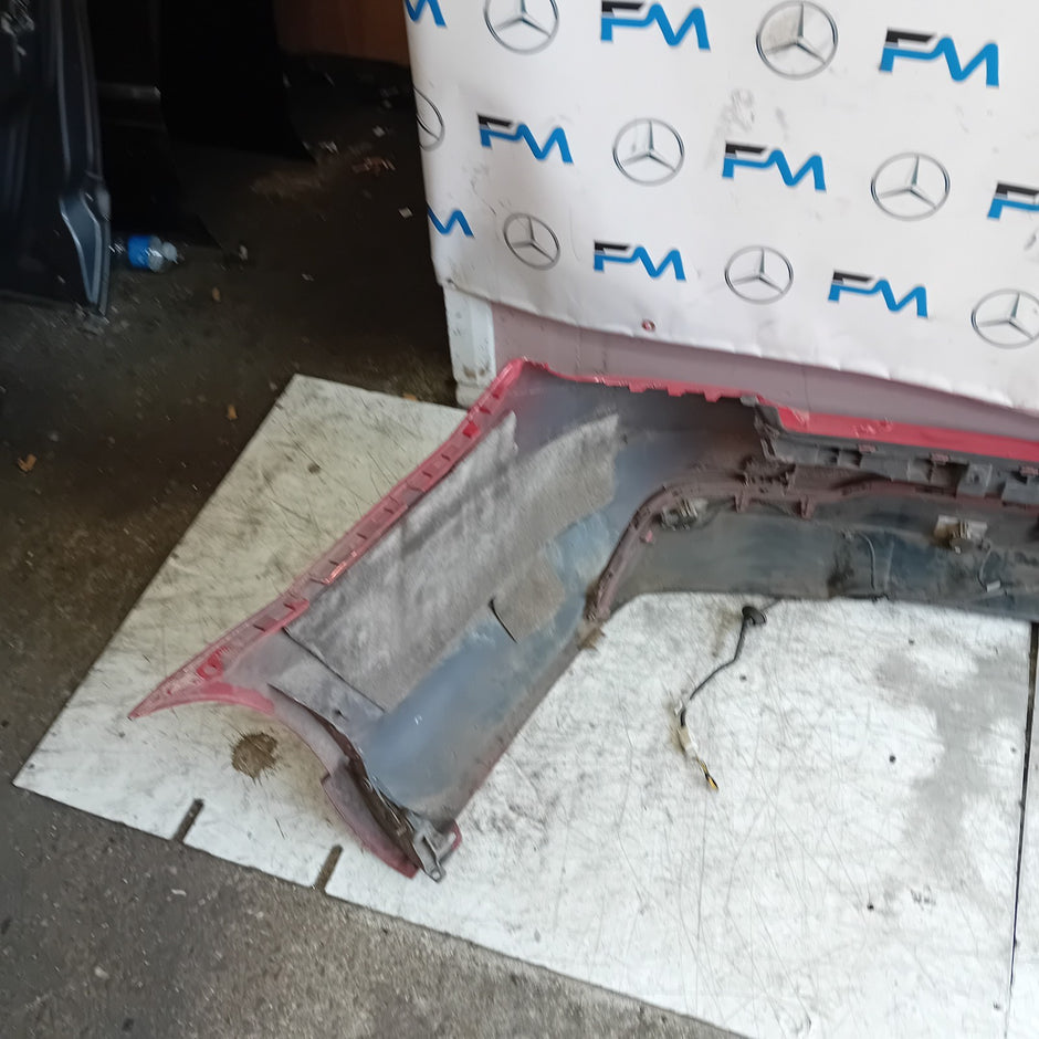 MERCEDES BENZ C-CLASS W204  REAR BUMPER A2048854238 2016 RED  FMX165