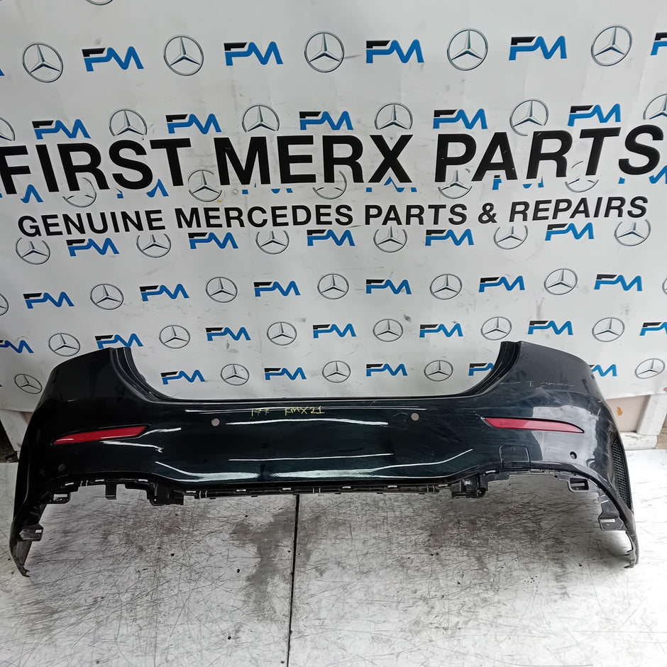 MERCEDES BENZ  A-CLASS W177 REAR BUMPER 2018 BLACK FMX21