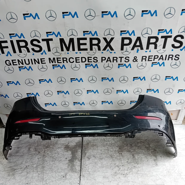 MERCEDES BENZ  A-CLASS W177 REAR BUMPER 2018 BLACK FMX21