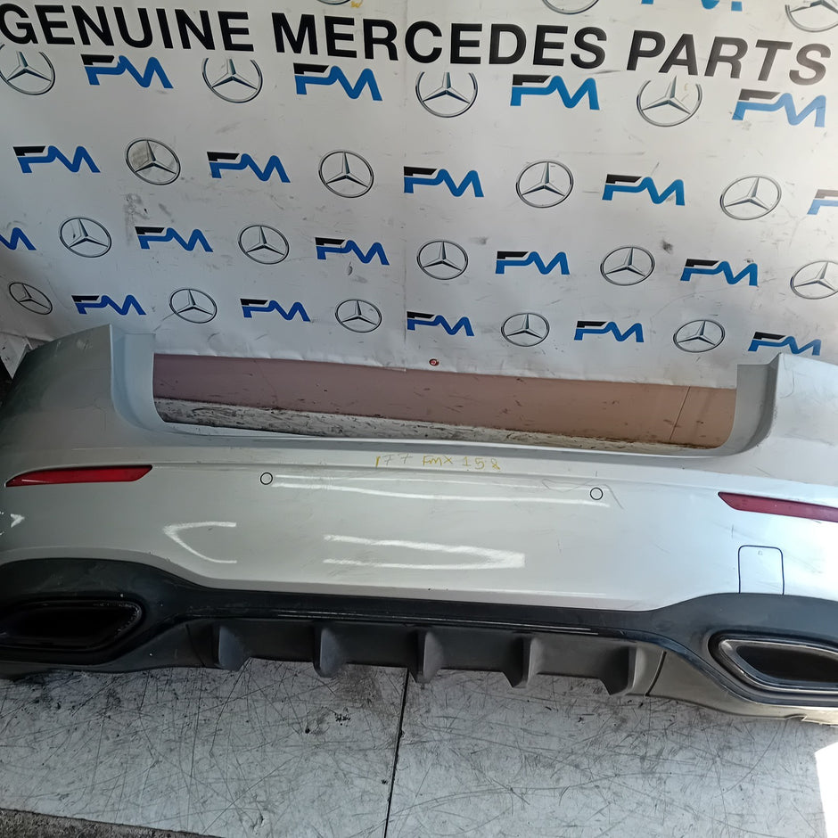 MERCEDES BENZ A-CLASS W177 REAR BUMPER A1778804801 2018 GREY COMPLETE FMX158