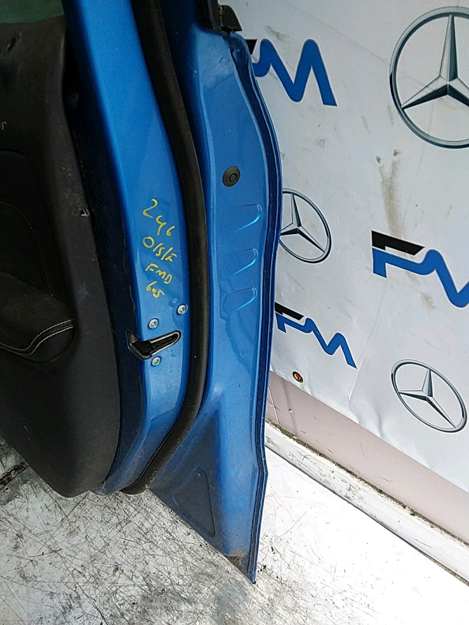 MERCEDES B-CLASS W246 DRIVER FRONT DOOR OSF BLUE 2012-19 COMPLETE FMD605