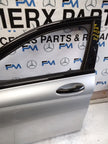 MERCEDES C-CLASS W205 PASSENGER SIDE FRONT DOOR N/S/F COMPLETE SILVER FMD105