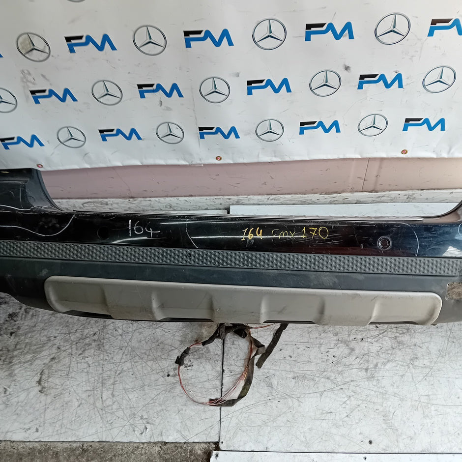 MERCEDES BENZ M-CLASS W164 REAR BUMPER A1648850066 2011 BLACK FMX170