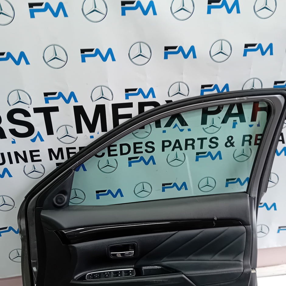 MITSUBISH OUTLANDER DRIVER SIDE FRONT DOOR O/S/F COMPLETE SILVER FMD36