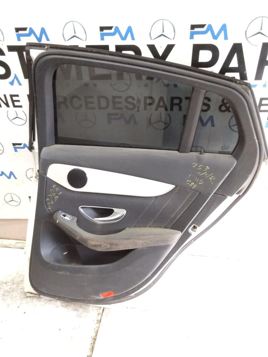 MERCEDES GLC X253  DRIVER REAR DOOR OSR WHITE 2016-22 FMD589