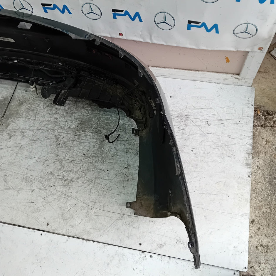 MERCEDES BENZ C-CLASS W205 COUPE REAR BUMPER 2015 BLACK COMPLETE FMX61