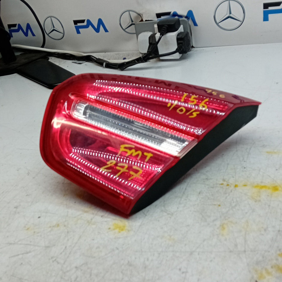 MERCEDES GLA X156 DRIVER RIGHT OS REAR INNER TAIL LIGHT A1569061258 2015 FMT277