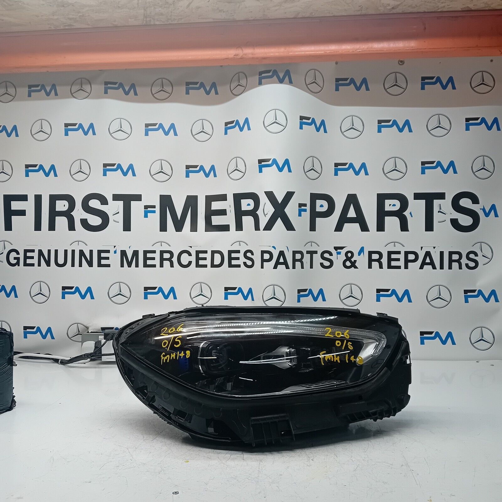 2022 MERCEDES C-CLASS W206 HEADLIGHT DRIVER OS A2069067003 FMH148 DIGITAL LIGHT