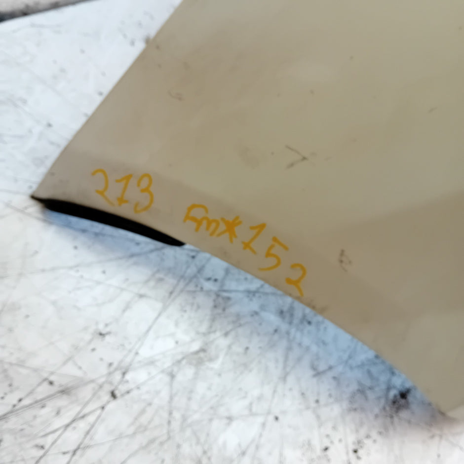 MERCEDES BENZ E-CLASS W213 SLN REAR BUMPER A2138850001 2016 WHITE FMX152