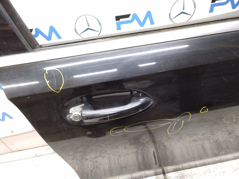 MERCEDES BENZ  A-CLASS W177  DRIVER FRONT DOOR OSF BLACK 2018-22 FMD548