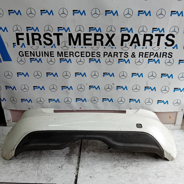 MERCEDES BENZ  A-CLASS W176 REAR BUMPER 2012-18 A1768850125 WHITE COMPLETE FMX25