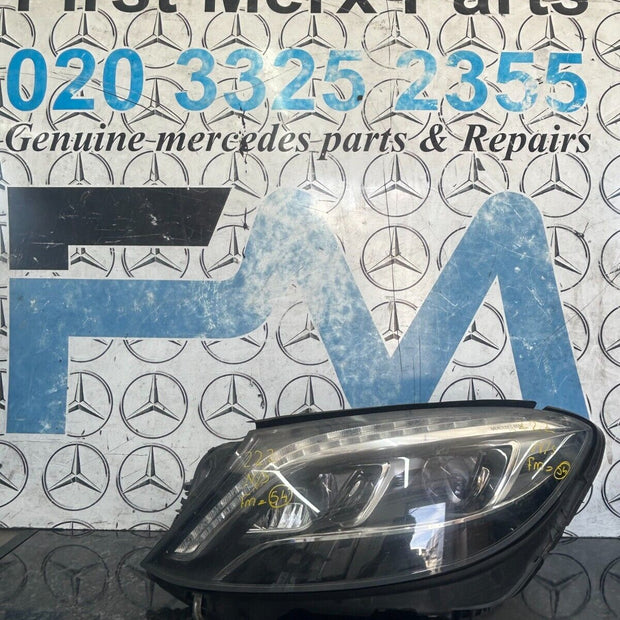 MERCEDES S CLASS W222 PASSENGER SIDE HEADLIGHT A2229061502  14-22 FMH54